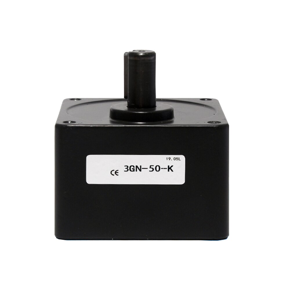 3GN Reduction Gear Box Ratio 1:3 to 1:180 450rpm to 6.9rpm Reduction Gearbox for 15W AC Reversible Variable Speed Motor.