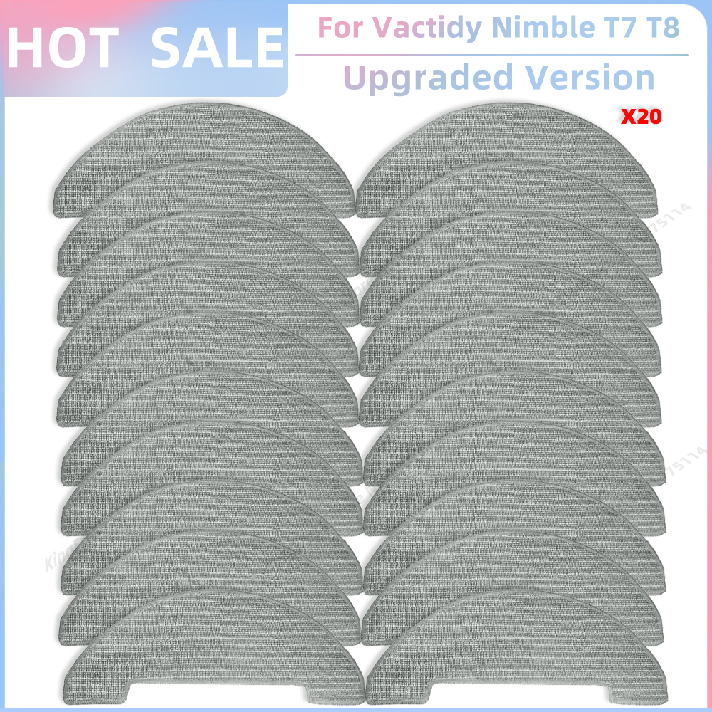 Compatibile con ricambi e accessori per il robot aspirapolvere Vactidy agile T7 T8 Spazzola laterale principale Filtro Hepa Panno per la pulizia: MULTI