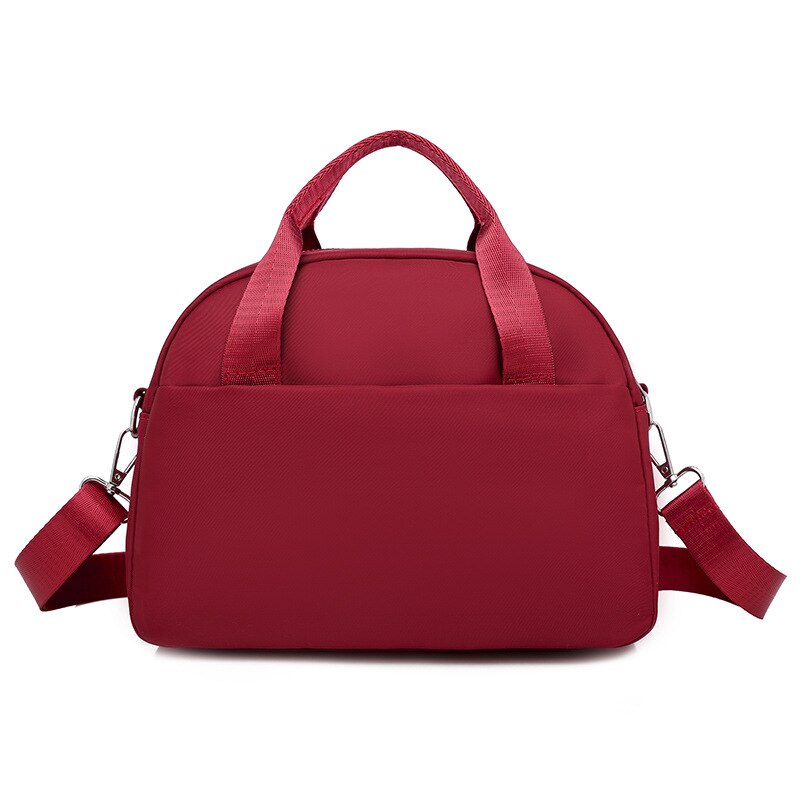 Summer Oxford Crossbody Bags Women Shoulder Bag Floral Embroidery Pattern Zip Wallet Handbag