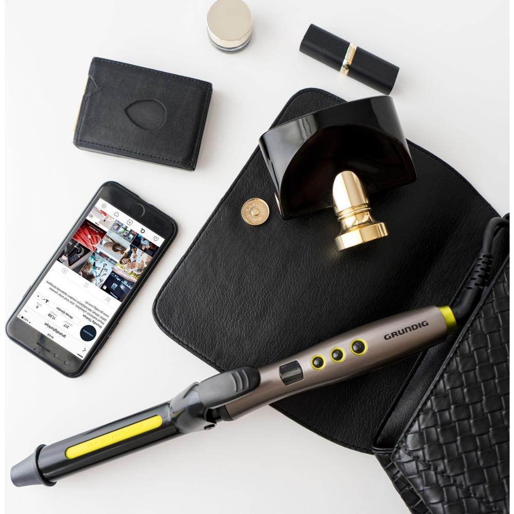 Grundig Hs 6430 Hero Lijn Keramische-Titanium Coated Vel | Haar Tang | Haar Styler