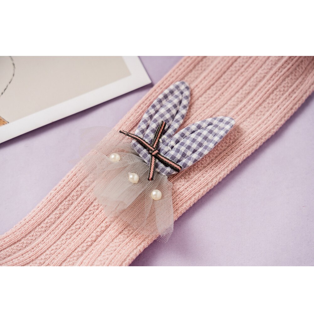 Marka Nowy niemowlę dziewczyny rajstopy dzianiny maluch dzieci bawełniane rajstopy antypoślizgowe bawełniane łuk stałe jesień na co dzień zima moda gorący 2019