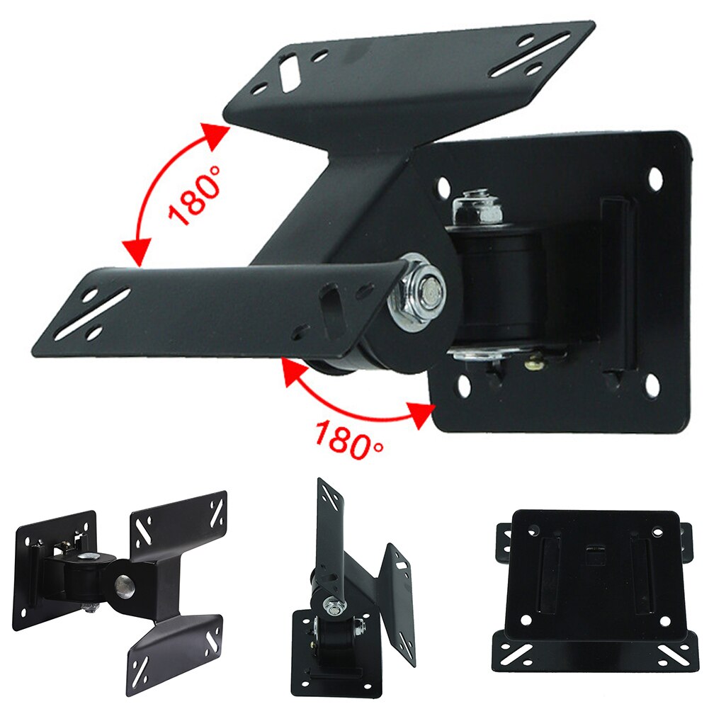 Wall Mount Bracket Universal Rotated TV PC Monitor Bracke tor 14 - 24 Inch LCD LED Flat Panel TV