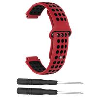Voor Garmin Forerunner 220 230 235 630 620 735 Smart Horloge Nylon Sport Band Strap Wrist Band Horloge Band: red black