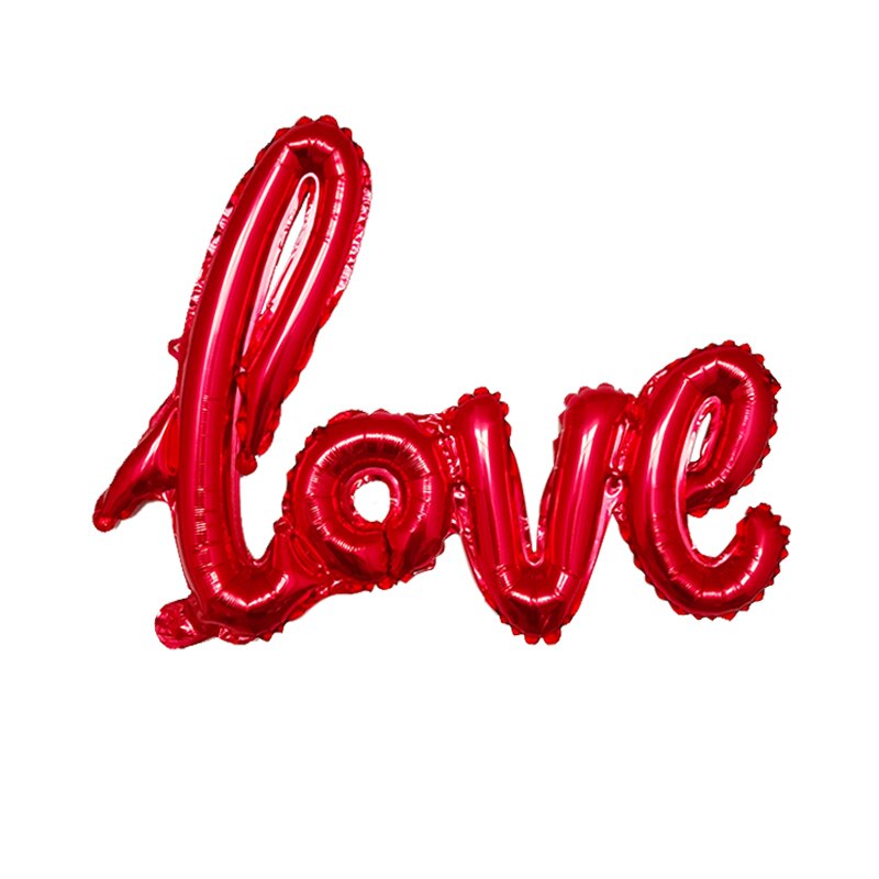 1set Rose Gold linking Hello Letter Foil Balloons Baby Shower 1st First Happy Birthday Party Decoration Balloons Air Globos: Red