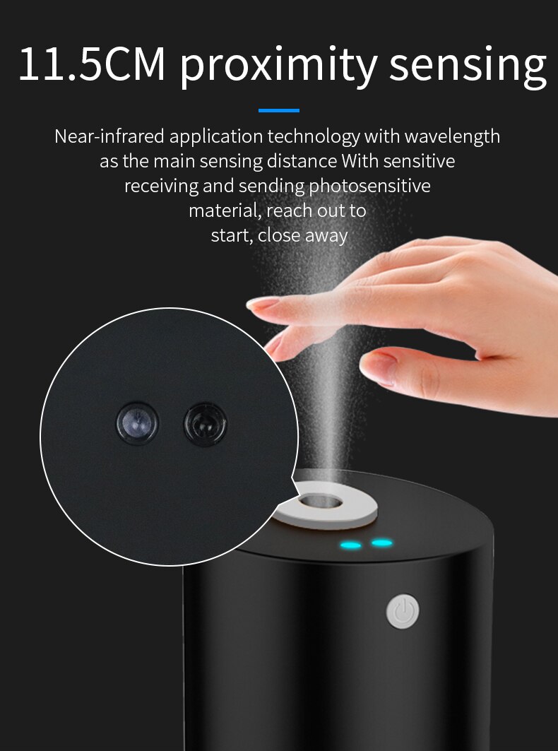 Automatic Induction Sprayer Infrared Sensor Intelligent Induction Foam Hand Liquid Soap Dispenser Hand Sanitiser