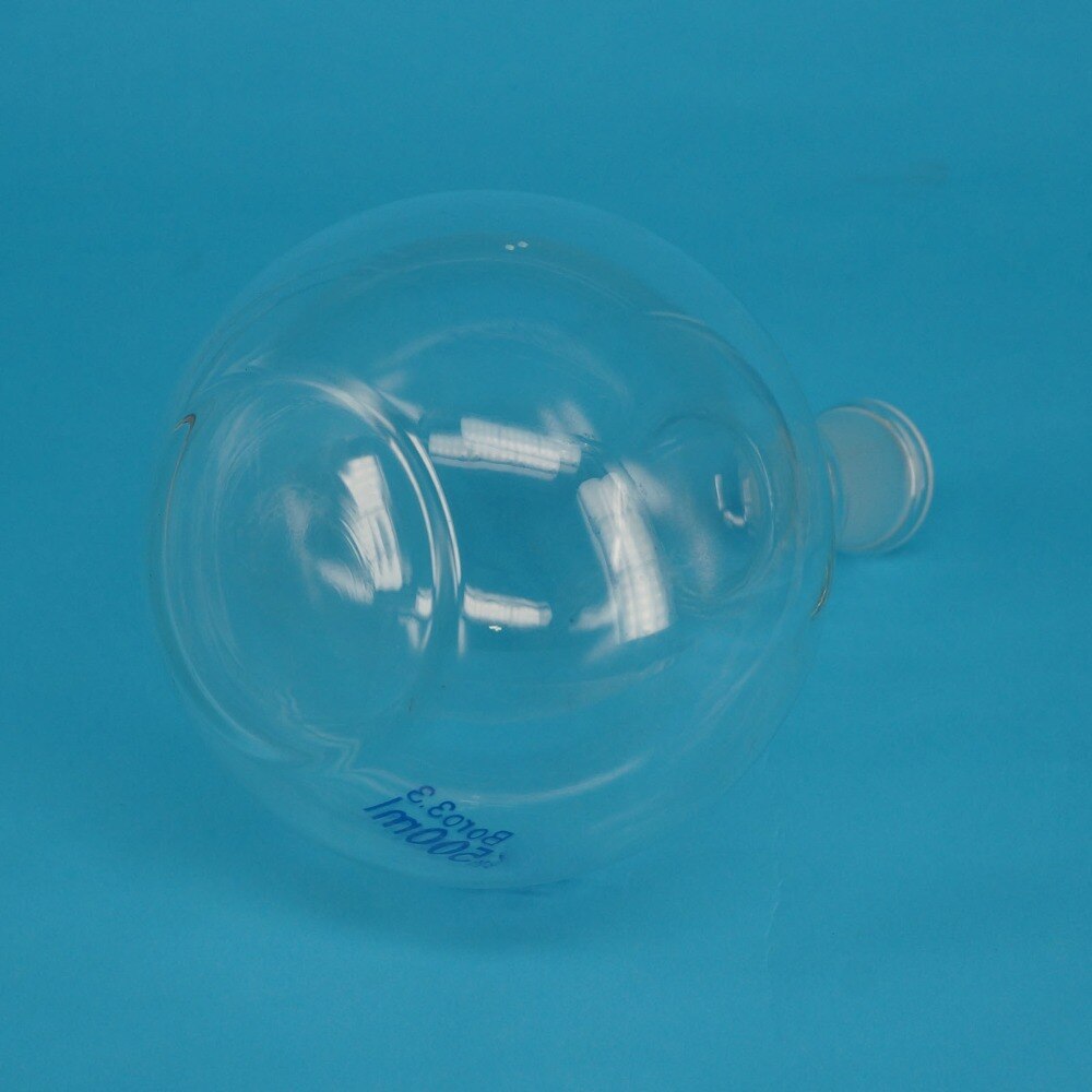 500Ml 19/26 Borosilicaatglas Korte Hals Platte Kolf Kolf Voor Laboratorium