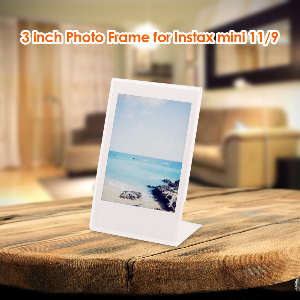 Mini cadre photo instantané en acrylique, petit support pour Fujifilm Instax Mini 11/9