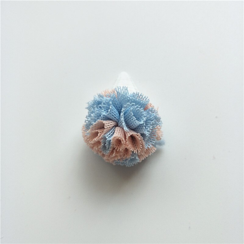 20 Stks/partij Mix Kleur 3.2*2.5Cm Bloem Bal Ijs Voor Kinderen Haar Accessoires En Diy Handmde Kunstmatige bloemen: 2