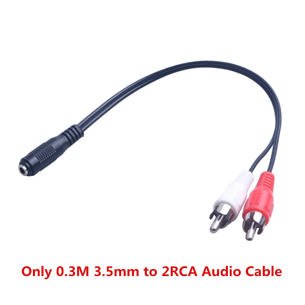 Transmisor receptor inalámbrico compatible con Bluetooth 5,0, Mini adaptador estéreo auxiliar de 3,5mm para coche, transmisor de Audio para TV: Audio Cable