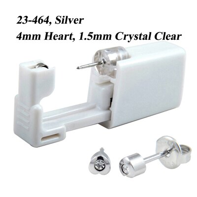 1 Unit Wegwerp Veilig Steriele Oor Piercing Unit Neus Ring Oorbel Stud Piercing Gun Piercer Tool Machine Kit stud: 23-464