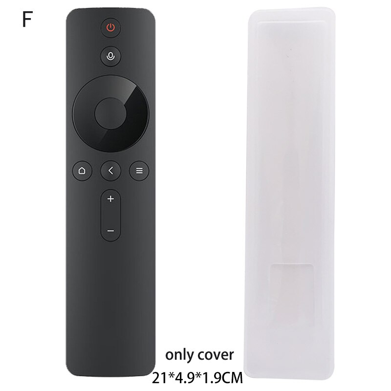 Silicone Remote Control Cover Transparent TV Remote Control Case Air Conditioning Dust Protective Case Waterproof Storage Bag: F