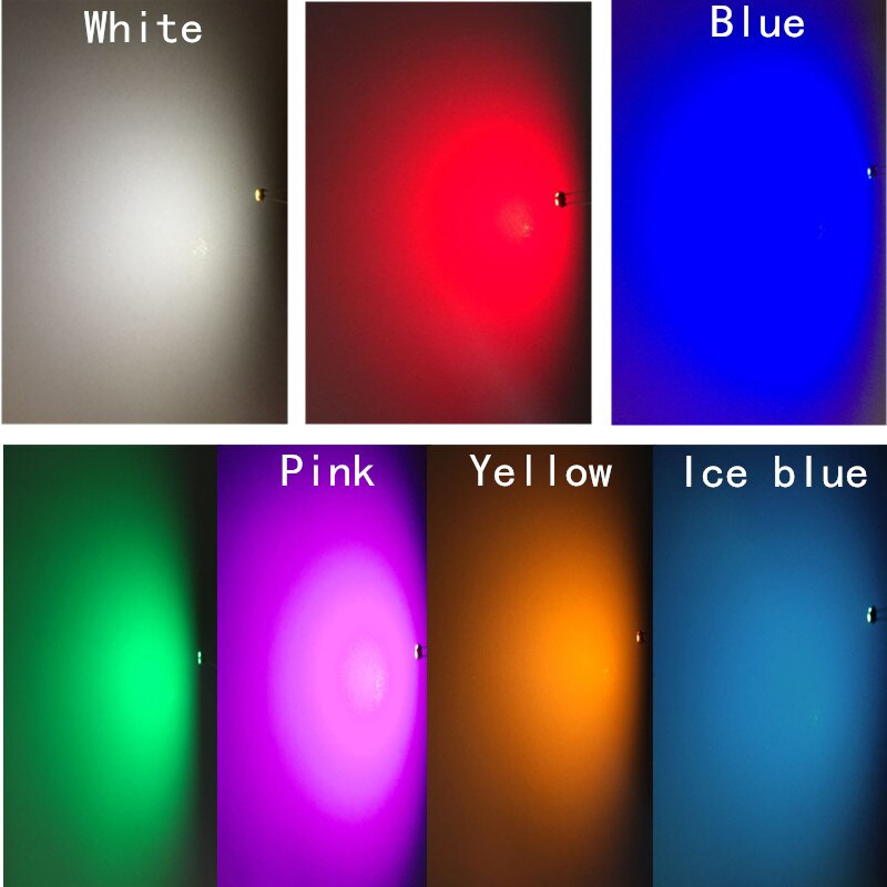10 Pcs T1 T3 T4.2 T4.7 T5 Auto Lamp Led Lights12V 1SMD Instrumentenpaneel Lamp Indicator Centrale Controle Cd Air conditioning Lamp