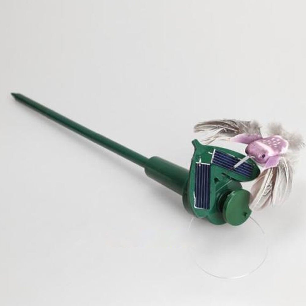 Solar Hummingbird Power Vibration Dancing Fly Fluttering Birds For Garden Yard Decorative Stake Flying Fluttering Decoration toy