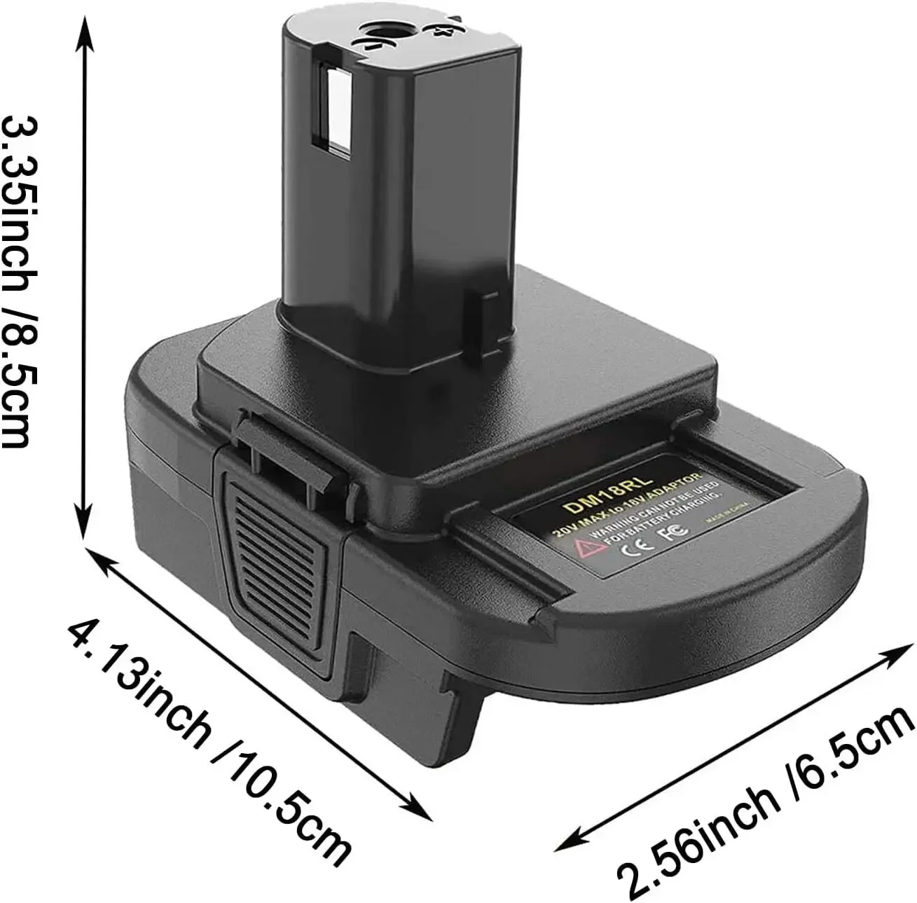 Adaptateur de batterie avec port USB pour Dewalt vers pour outils Ryobi pour batterie Milwaukee, conversion en batterie Lithium-ion Ryobi 18V