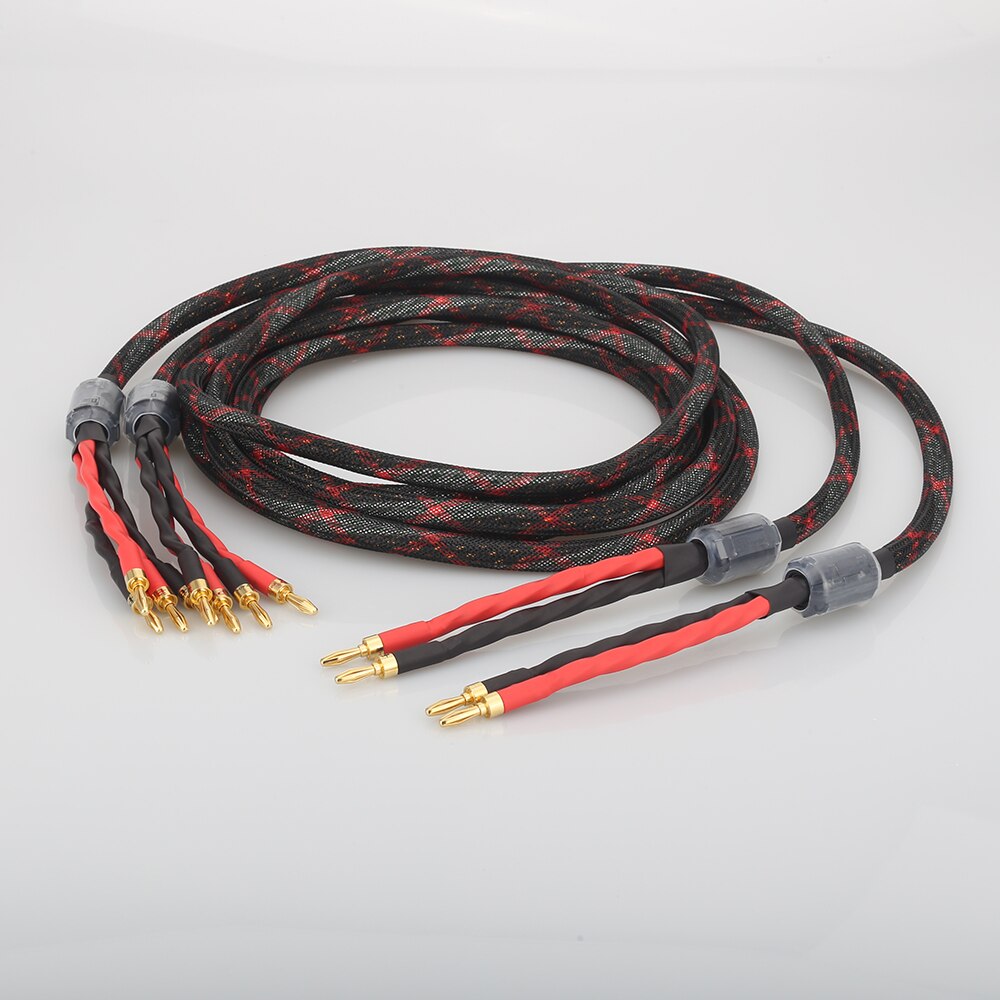 budget luidsprekerkabel vanaf 1,75 ct per meter - rood/wit 2.5mm2 kopen