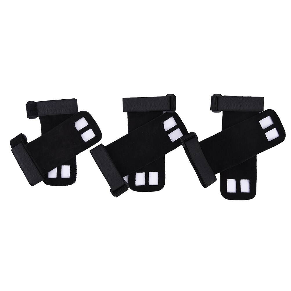 1 Pair Hand Grip Crossfit Gymnastics Guard Palm Protectors Glove Pull Up Bar 3 Sizes for Choose