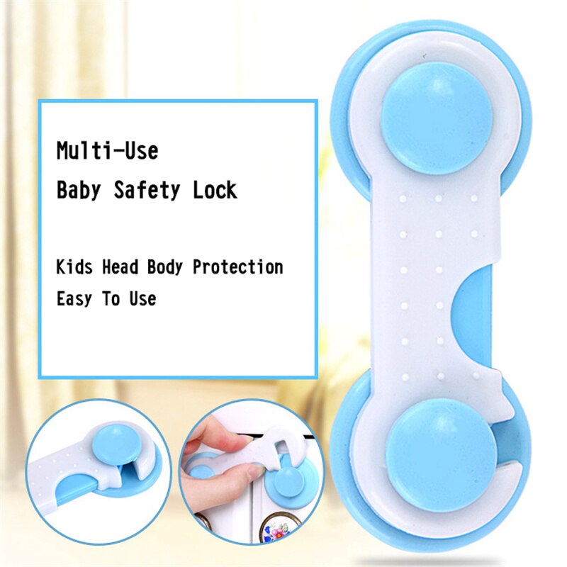 2 Stuks Plastic Baby Veiligheid Ladeblokkering Bescherming Van Kinderen Kinderen Veilig Sloten Voor Kast Kast Deurklinken Baby Accessoires