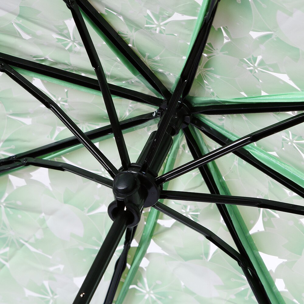 Transparent Clear Umbrella Cherry Blossom Mushroom Apollo Sakura Umbrella Blue