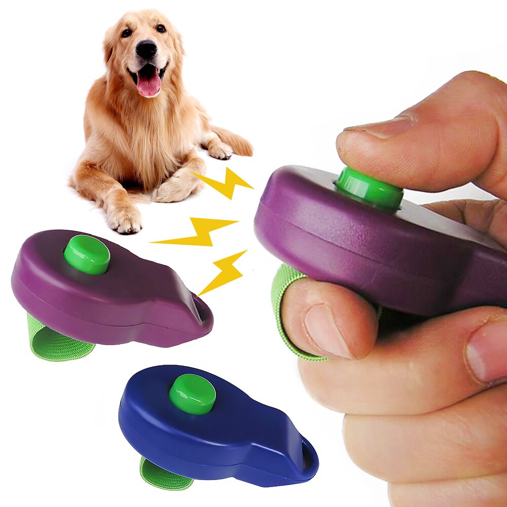 1Pc Portable Dog Pet Clicker Dog Training Whistle Pet Dog Trainer Assistive Guide Dog Pet Training Accessory Dog Pet Supplies