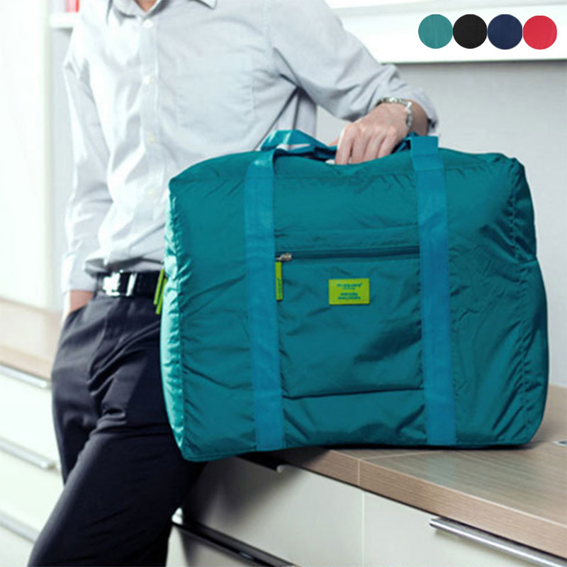 Foldable Waterproof Nylon Travel Bags Women Men Large Capacity Folding Suitcase Storage Bag Shoulder Bags Weekend Bag