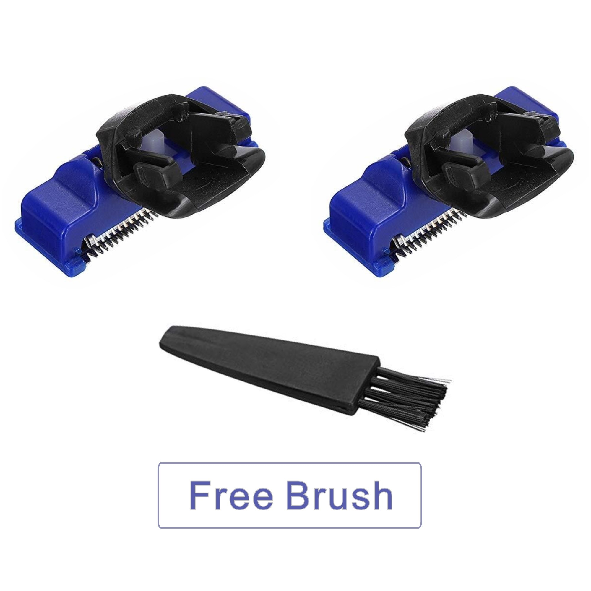 2 stk barberhoved elektrisk barbermaskine 3 in 1 hårtrimmer mænd barbermaskine elektrisk multifunktionel genopladelig knivtrimmer kantmikrofon