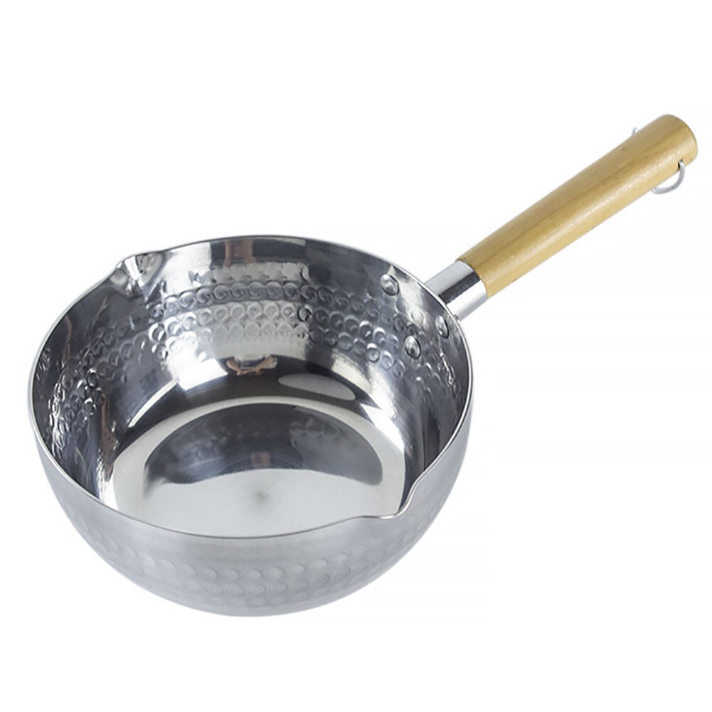Aluminium Alloy Soup Cooking Flat-bottomed Japanese-style Noodles Pot Food Boil Kitchen Milk Pan Non-stick Fry Supplement Sugar
