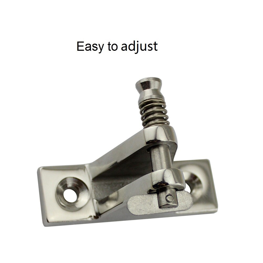 60mm Stainless Steel 316 Side Mount Deck Hinge With Quick Release Pin And Bolt Ring For Marine Boat Yacht Hardware Accessories