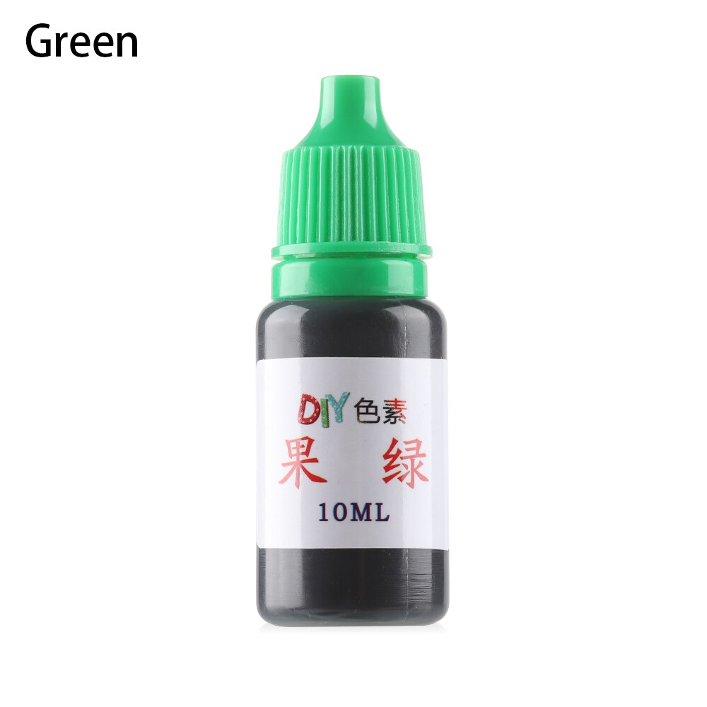 10ml farverige harpiks farve farvestof pigment krystal epoxy smykker gør farvestof sæbe forsyninger husholdning håndlavet diy tilbehør