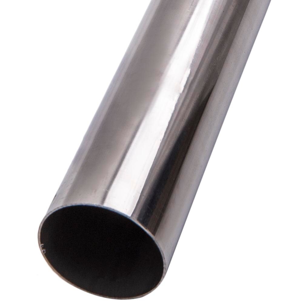 Universal 3" /76mm Outside Diameter Exhaust Pipe Tube Straight Length 4 Feet