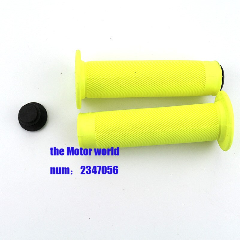 yellow Rubber Grip Handle Bar Motorcycle Grips 7/8" 22mm Grips Protector Handlebar Universal For ATV moto