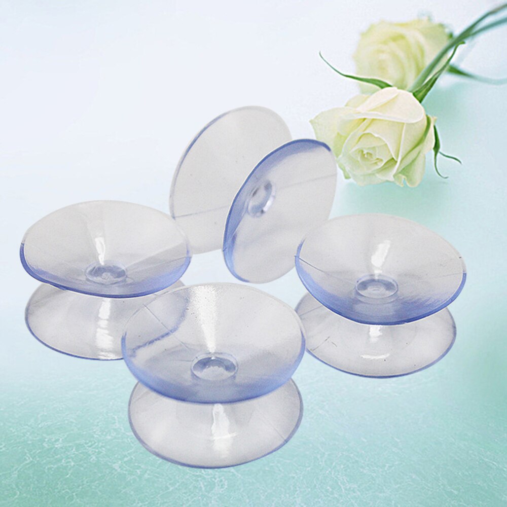 12 stuks 10 x transparante dubbelzijdige zuignappen 20mm rubber voor glazen siliconen zuignappen zonder haken