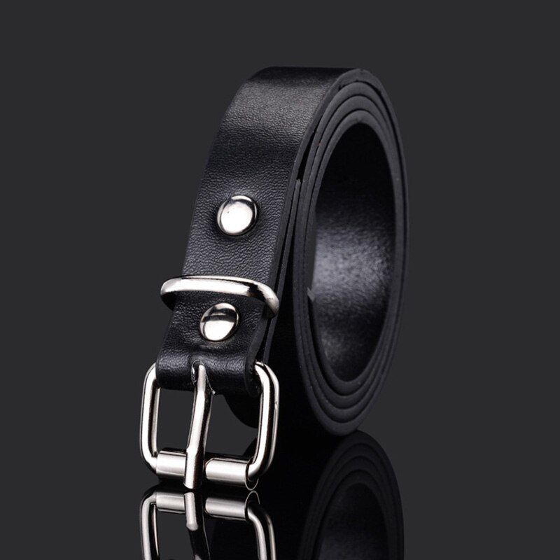 Good Qaulity Children Leather Belts For Boys Girls Kid Waist Strap Pu Waistband For Trousers Jeans Pants Adjustable Z30: black PU Glossy