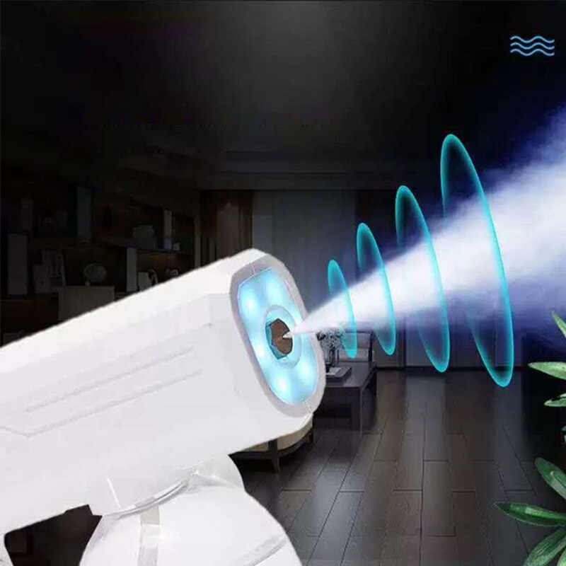 800Ml Blauw Licht Nano Verneveling Desinfectie Sproeier Handheld Oplaadbare