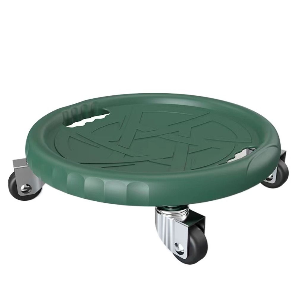 Noiseless Glide Abdominal Roller Wheel Multifunctional 4-wheel Abdominal Muscle Trainer Safety 150kg Bearing Load: black