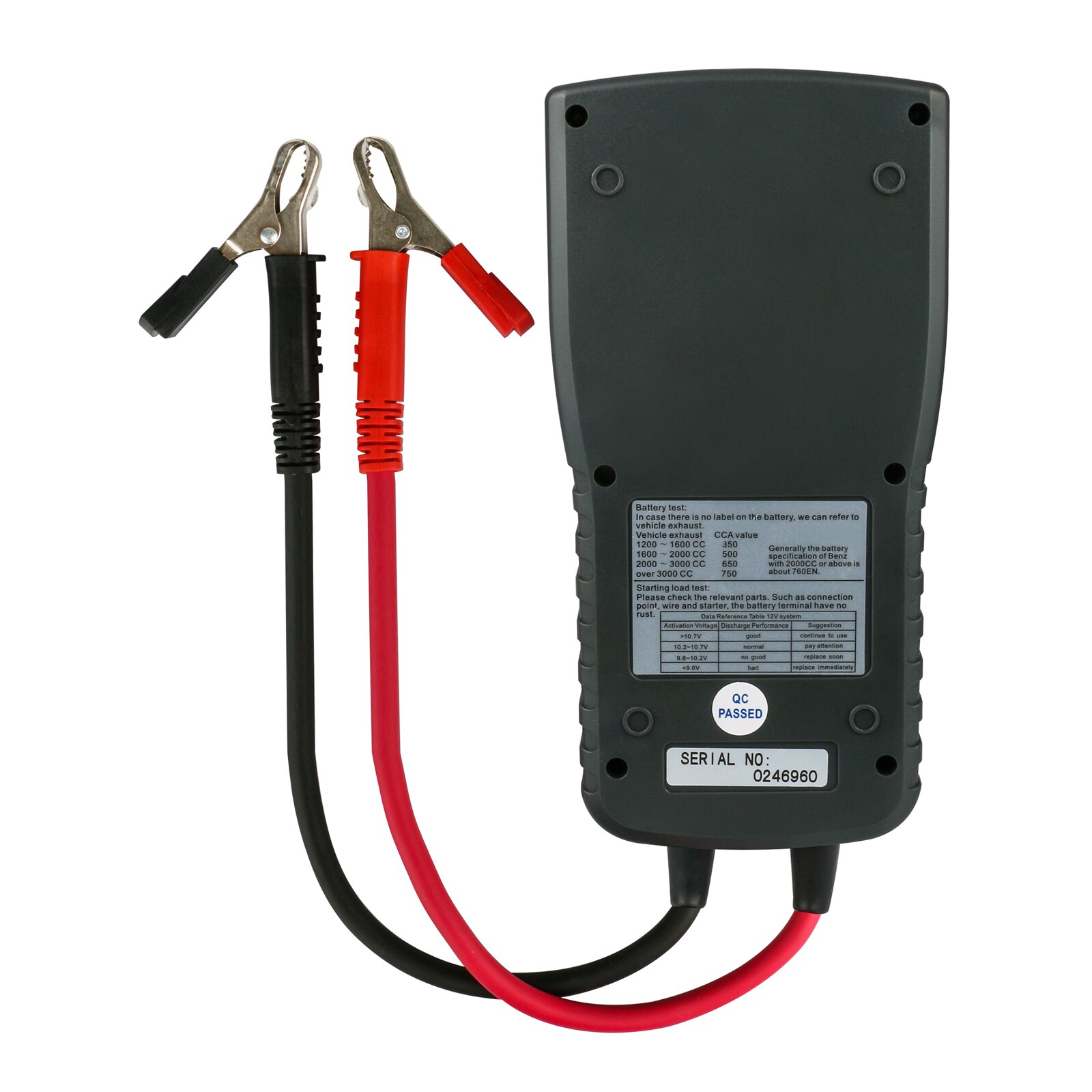 DUOYI DY2015A 12V 24V Car Battery System Tester Analyzer Lead Acid CCA Load Battery Charge Test Digital Battery Capacity Tester