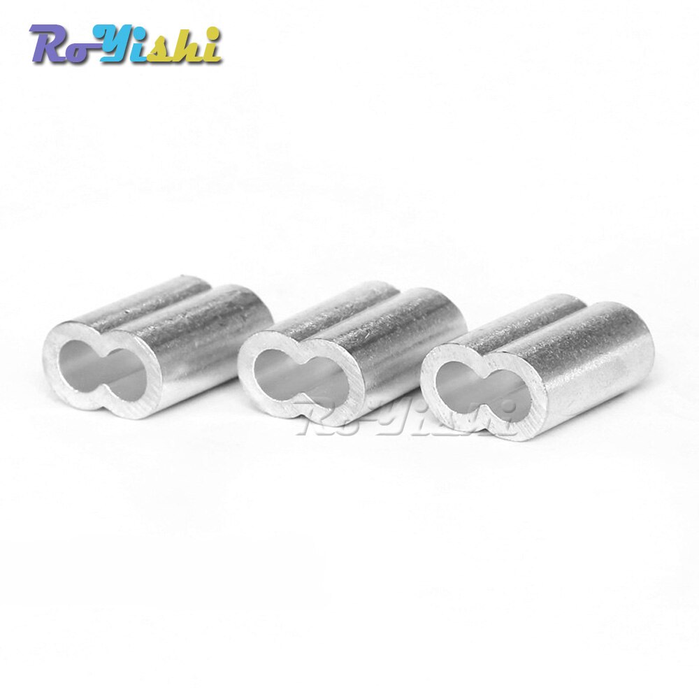 100pcs Cable Crimps Aluminum Crimping Sleeves Crimping Loop Sleeves Wire Rope eB 100pcs Cable Crimps Aluminum Crimping Sleeves Crimping Loop Sleeves Wire Rope eB