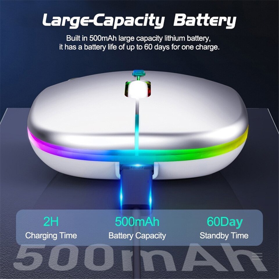 Bluetooth Mouse Silent Mause Wifi Mouse Rechargeable Wireless Mouse Ergonomic Mini Mouse USB Optical Mice For PC laptop Desktop