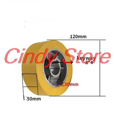 Power feeder roller wheel rubber press roller woodworking milling machine drive wheel feeder woodworking machinery accessories