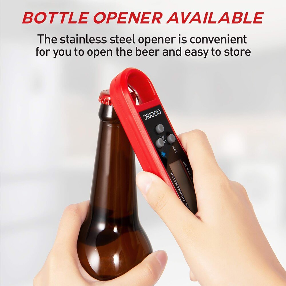 Cooking Digital Thermometer Instant Read Meat Food Probe Fast Foldable Grill BBQ Barbecue Kitchen Temperature Meter