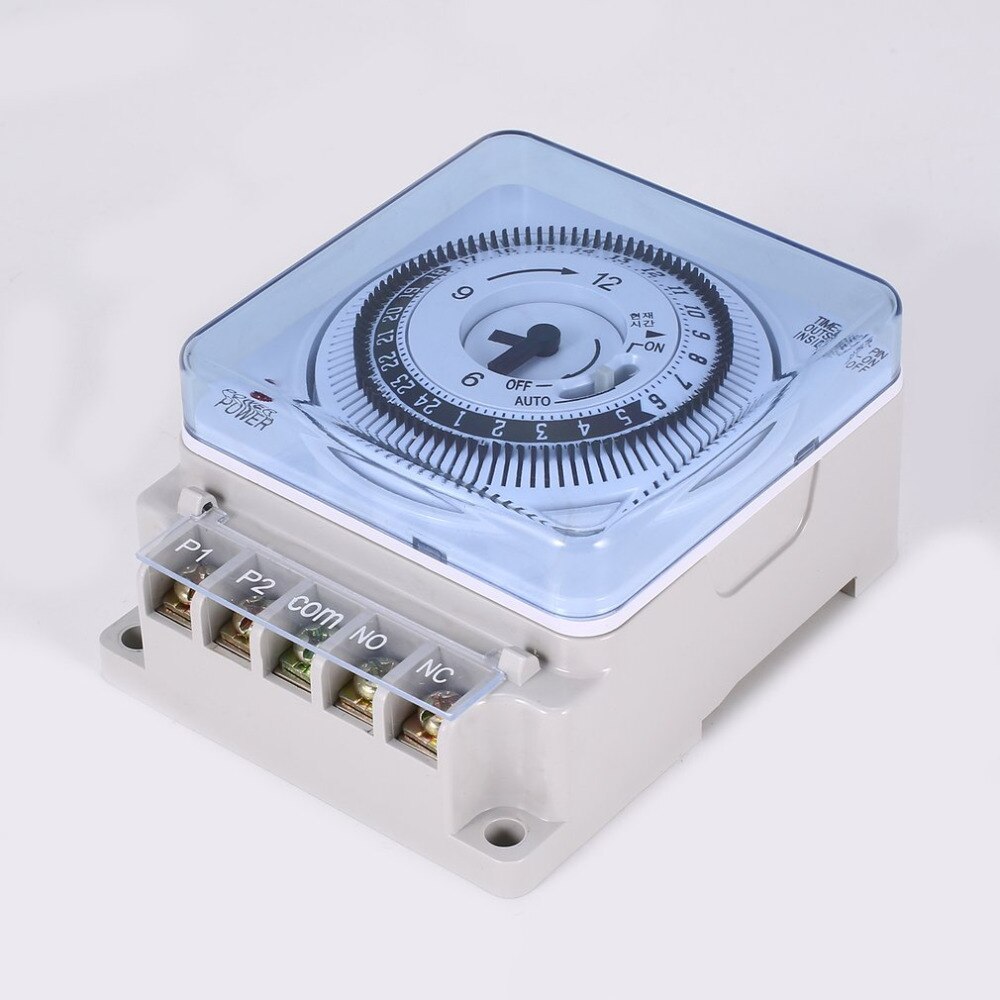 Mechanical Timer 230V Time Counter Reminder 15min 24h Kitchen Countdown Energy Saving Controller Industrial Timing Switch