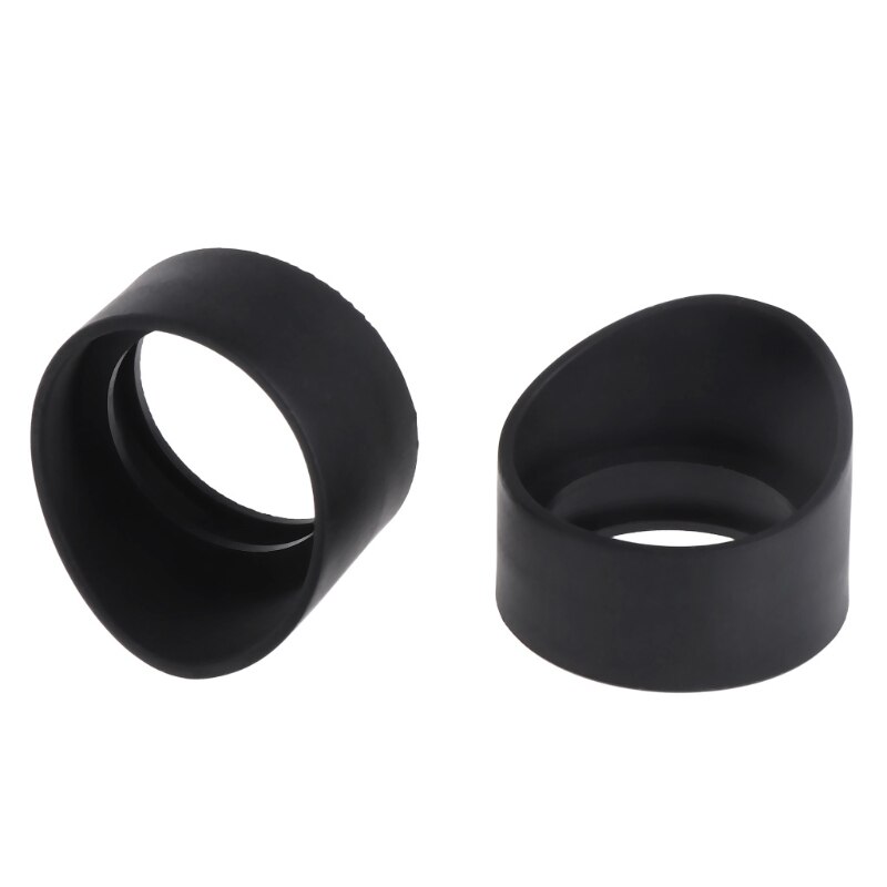 2Pcs 34mm Diameter Rubber Eyepiece Cover Guards for stereo Microscope Telescope C5AC