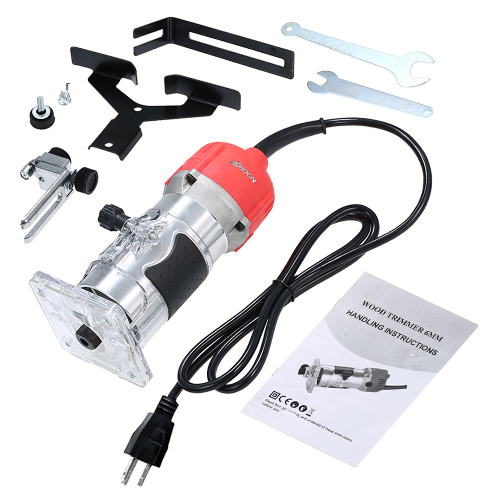 650W/800W Woodworking Electric Router Trimmer Wood Milling Cutter Engraving Slotting Trimming Machine Hand Carving Wood Router: TYPE1 800W US