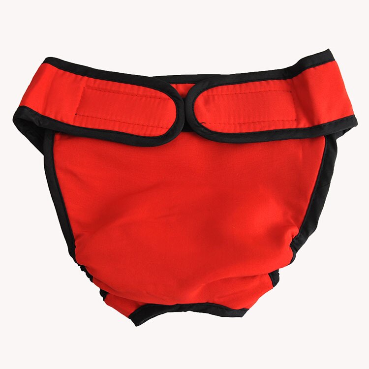 Hund Windel Shorts für Große Hund Weibliche Sanitär Haustier Großen Hund Physiologischen Hosen Höschen Weibliche Hund Katze Windeln Unterwäsche Briefs: Red / M