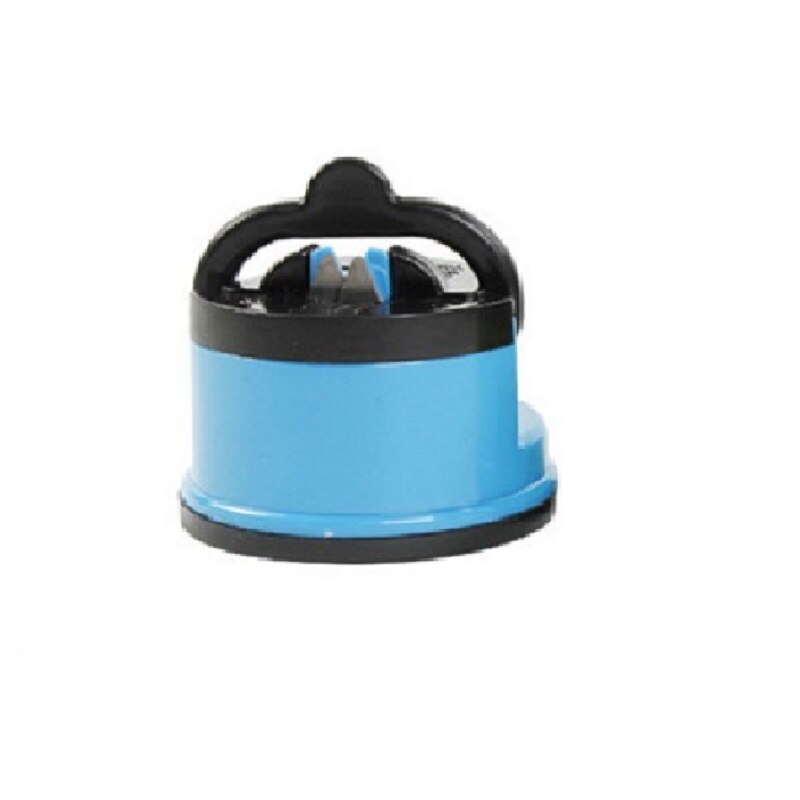 Slijper keuken scheermesjes gemotoriseerd mes gereedschap slijpen messen met krachtige zuignap voor keuken: Blauw / Ijzer