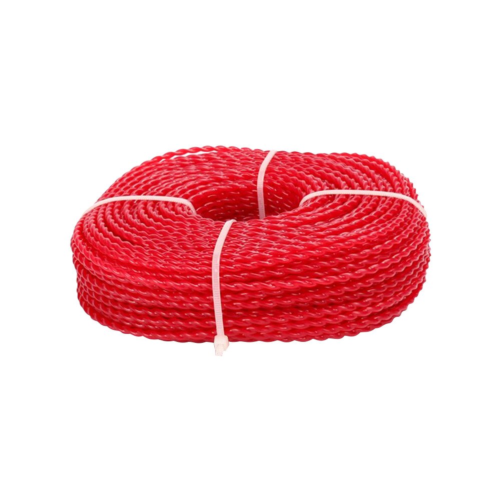 3mm 70m Lawn Mower Nylon Rope Grass Trimmer Line Grass Trimmer Line Strimmer Brushcutter Cord Round/Square Roll Grass Rope Line