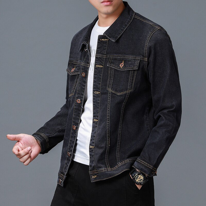 Men Spring Jeans Jacket Mens Bomber Jackets Men Hip Hop Man Vintage Denim Jacket Coat Streetwear Chaqueta Hombre S-3XL,002