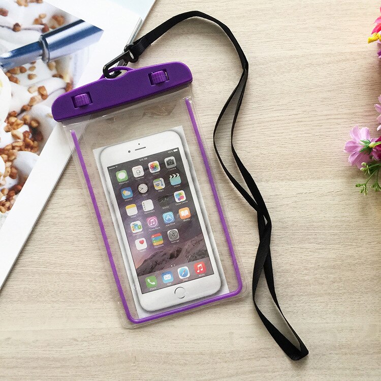 Mobile Phone Swimming Pouch For Xiaomi Waterproof Bag For Redmi Underwater Keep Dry Case Cover For iphone Drifting 5.99 inch