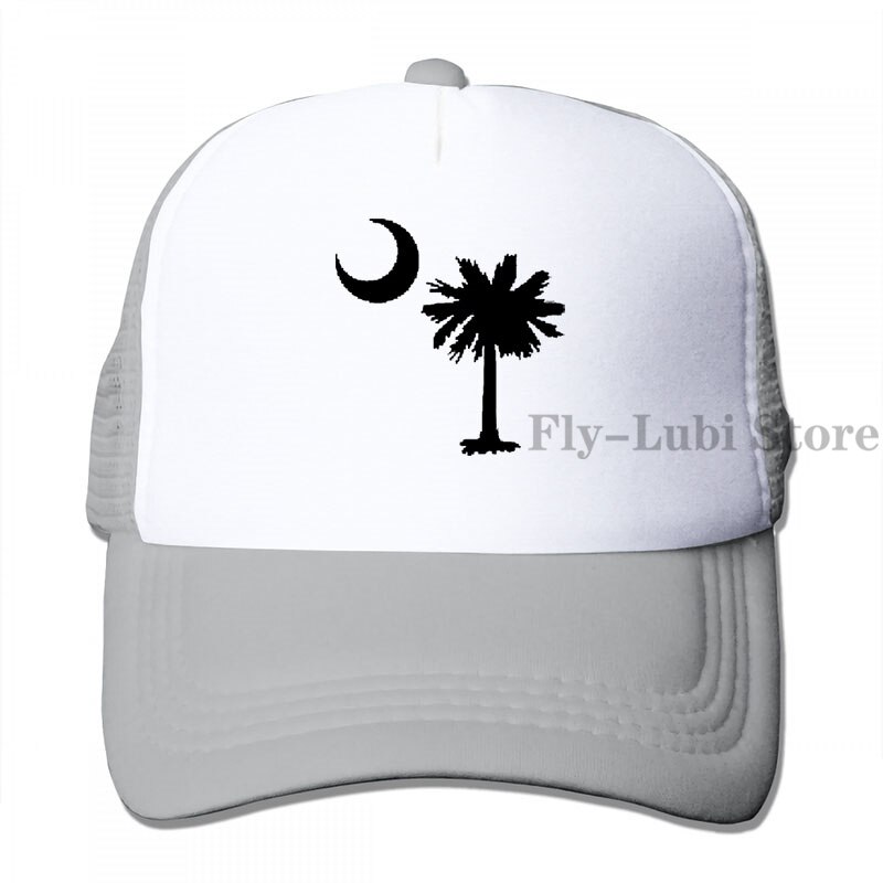 South Olina Baseball cap men women Trucker Hats adjustable cap: 3-Gray