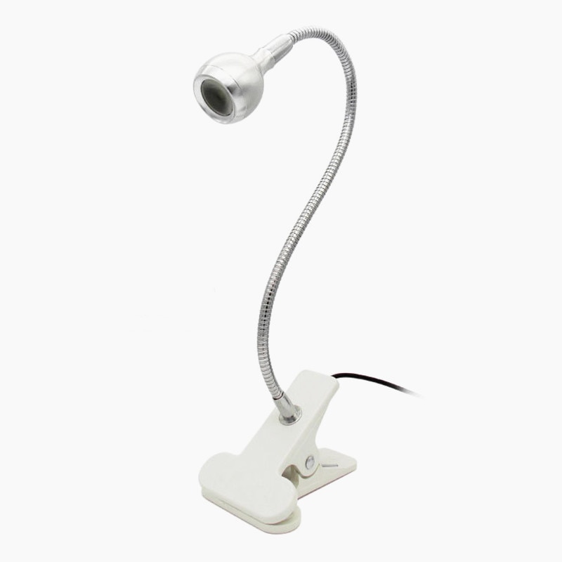 3W Flexible Book Light LED Universal USB Power Clip Holder Desk Night Lamp Bed Reading Table for the Study Room Bedroom Living