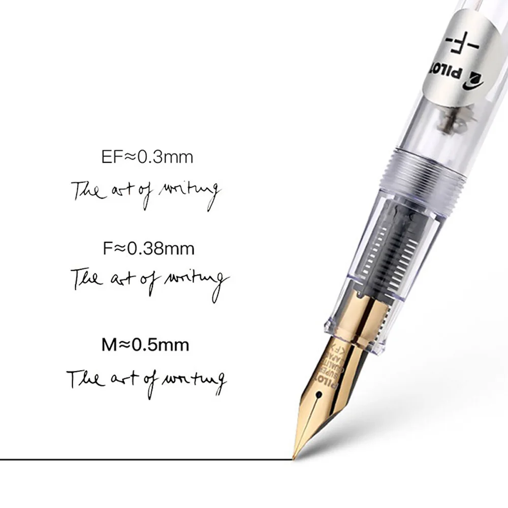 Pluma estilográfica original PILOT 78G+ inspirado en Nibtalian de oro iridio mejorado - Escritura suave para estudiantes profesionales